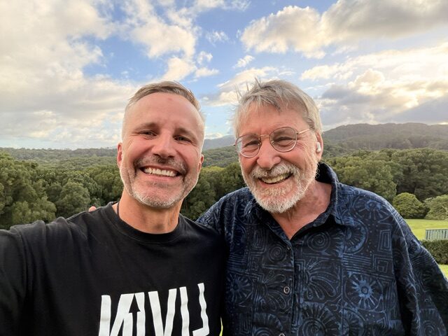 Stephen with Bessel van der Kolk